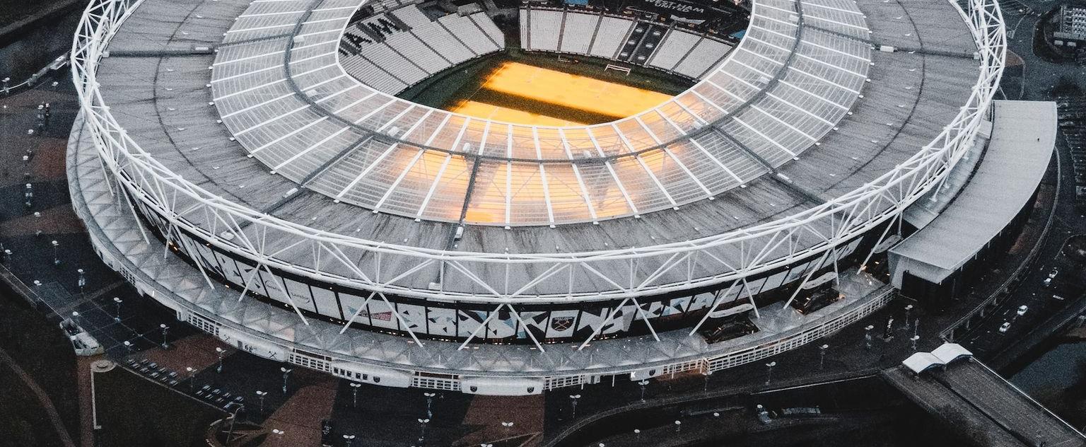 aerial photography of dome