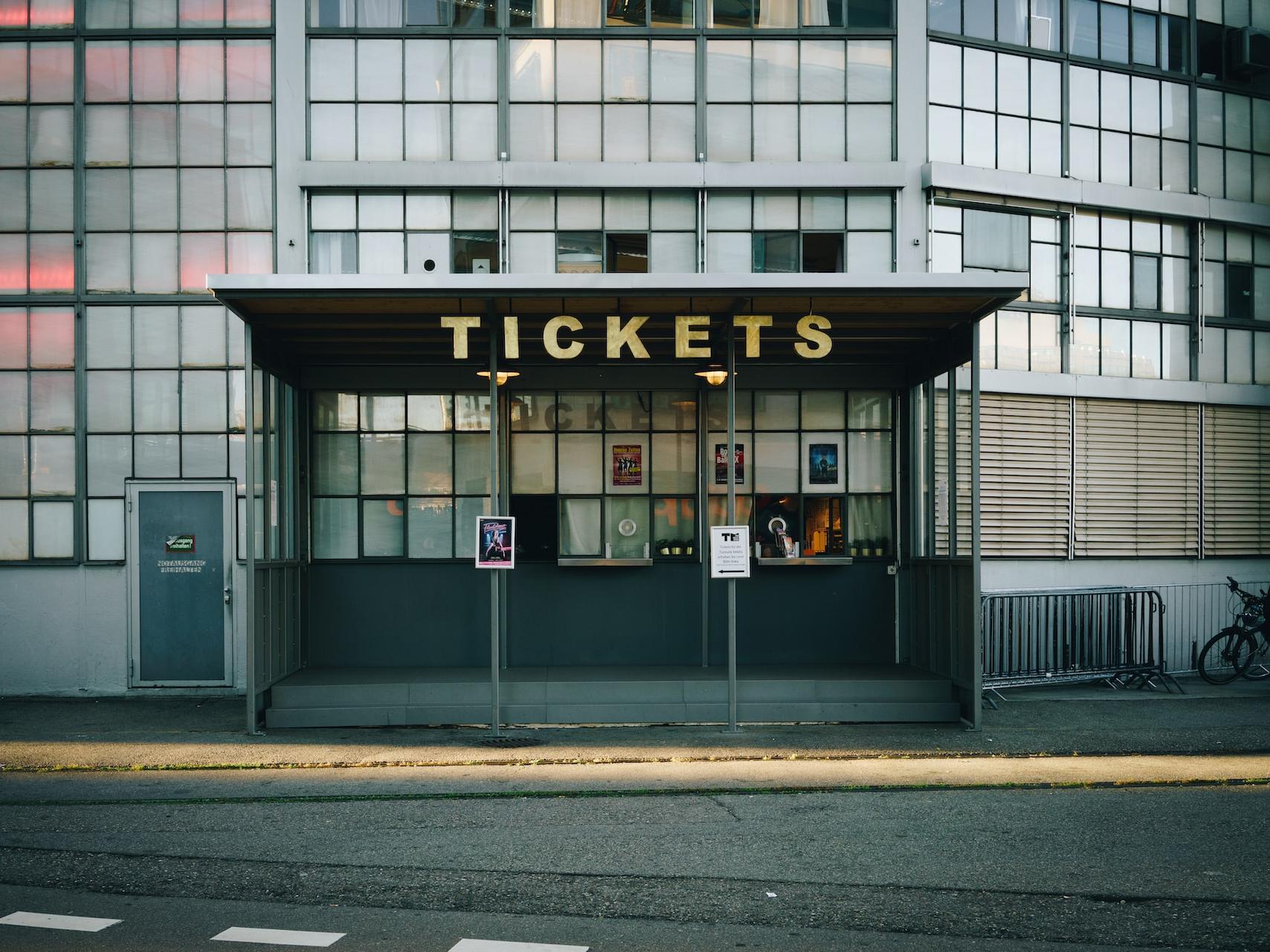Tickets building